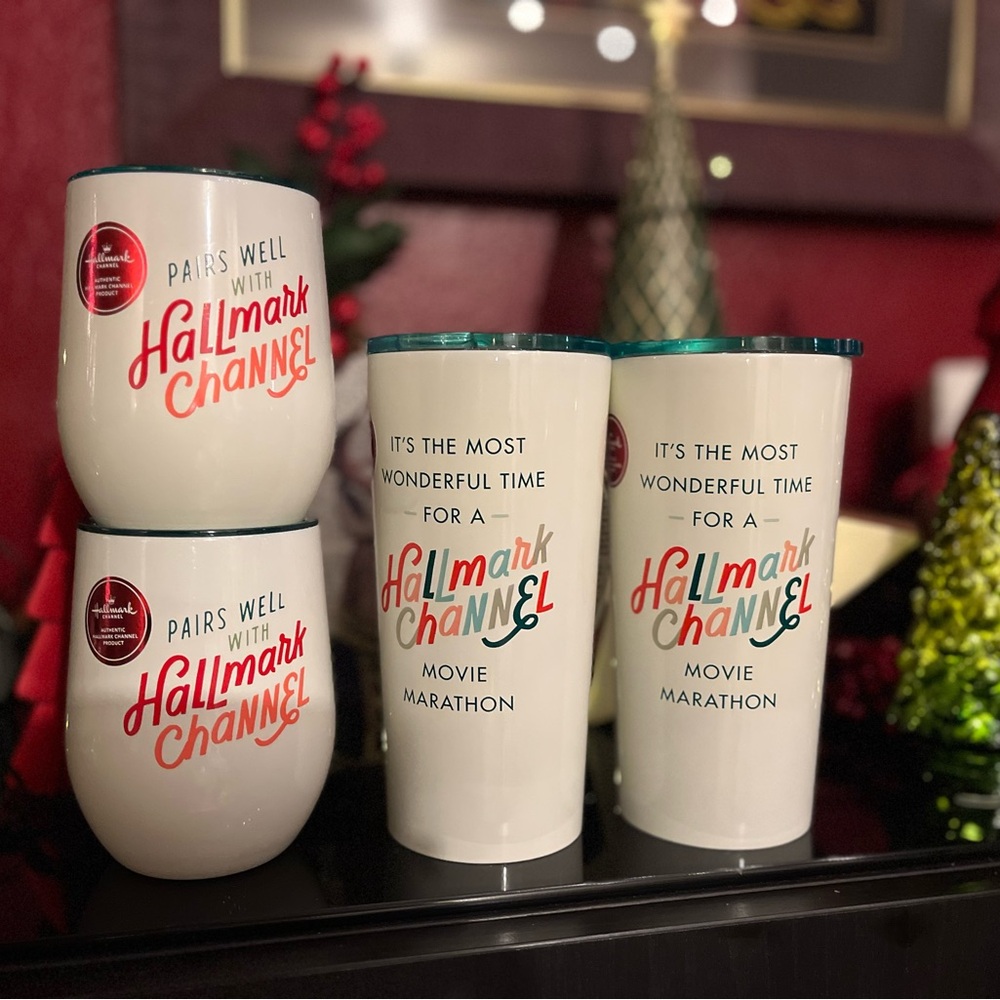 ❤️Hallmark Fans Peep This!❤️ Exclusive Hallmark Channel Tumblers